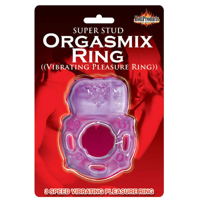 cock ring duo fit-Super Stud ''Orgasmix'' C/Ring - Purple