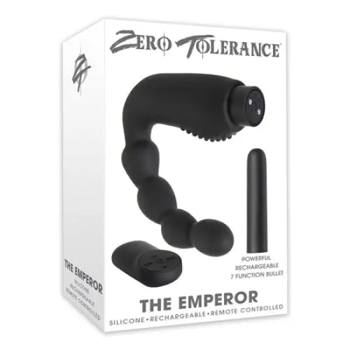 cock ring strong fit-Zero Tolerance The Emperor Rechargeable Remote-Controlled Vibrating Silicone Prostate Massager