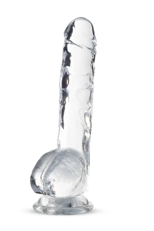 penis-exercise-frequency-tips-Naturally Yours - 8 Inch Crystalline Dildo - Diamond