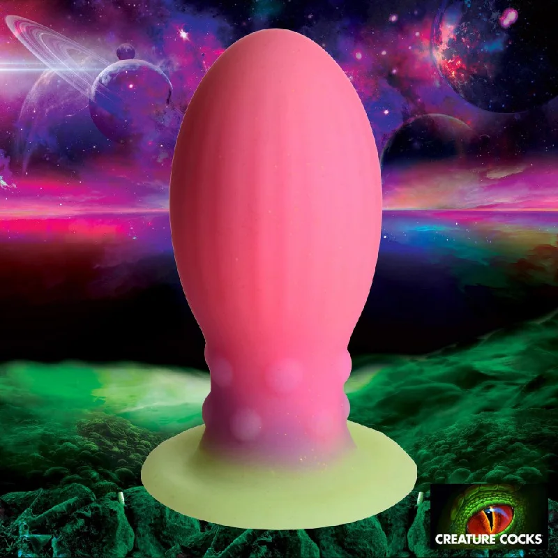 cock ring elite grip-Xeno Egg Glow in the Dark Silicone Egg