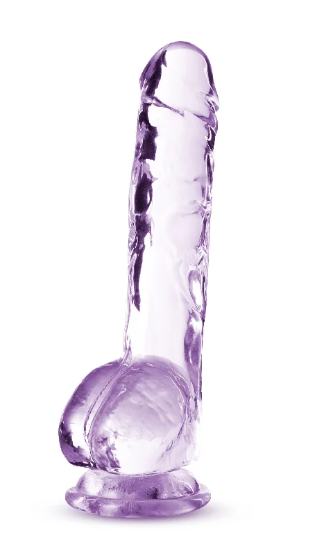 penis-health-for-all-men-Naturally Yours - 8 Inch Crystalline Dildo - Amethyst