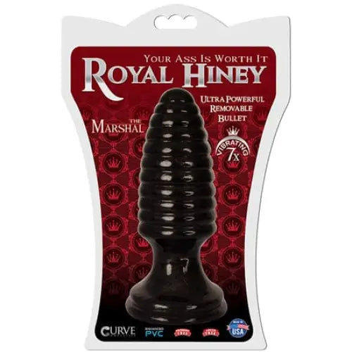 anal toys with micro base-Royal Hiney Red The Marshal Black