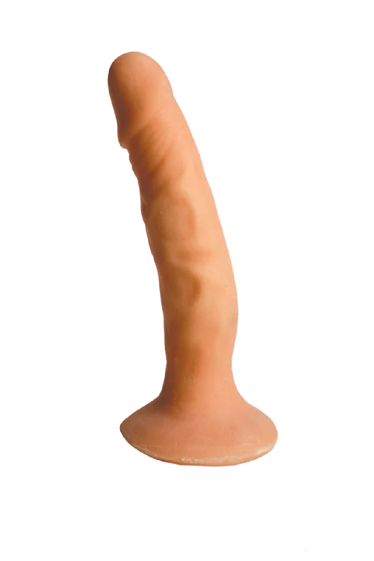 penis-care-during-travel-Skinsations Latin Lover Series Playful Partner Strap-on 8 Inches - Brown