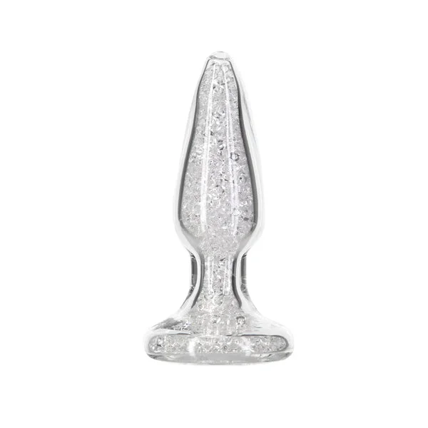 anal toys with bouncy beads-Pillow Talk Fancy Luxurious Glass Anal Plug