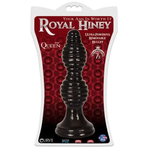 anal toys for secret fun-Royal Hiney Red The Queen Black