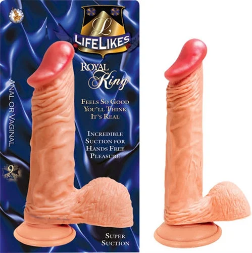 penis-cleaning-products-natural-Lifelike Flesh Royal King 9"