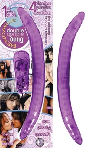 how-to-check-penis-wellness-Bendable Double Dong Lavender