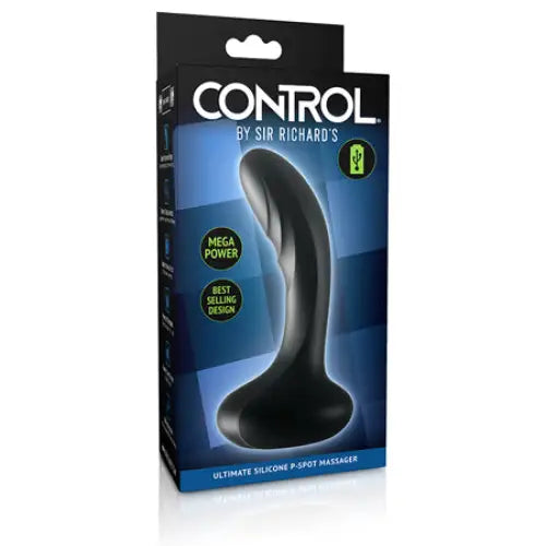 cock ring subtle texture-Sir Richard's Control Ulitimate Silicone P-Spot Massager