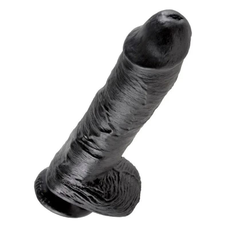 penis-skin-protection-products-King Cock 10Inch Cock With Balls - Black