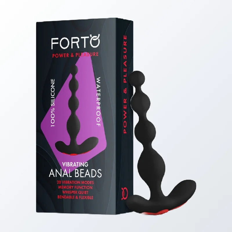 anal toys with gliding beads-Forto Vibrating Anal Beads