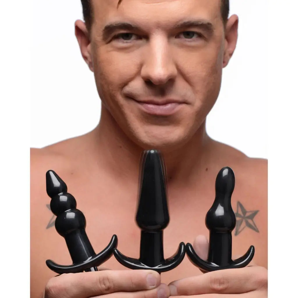 anal toys for instant delivery-Thrill Trio Anal Plug Set