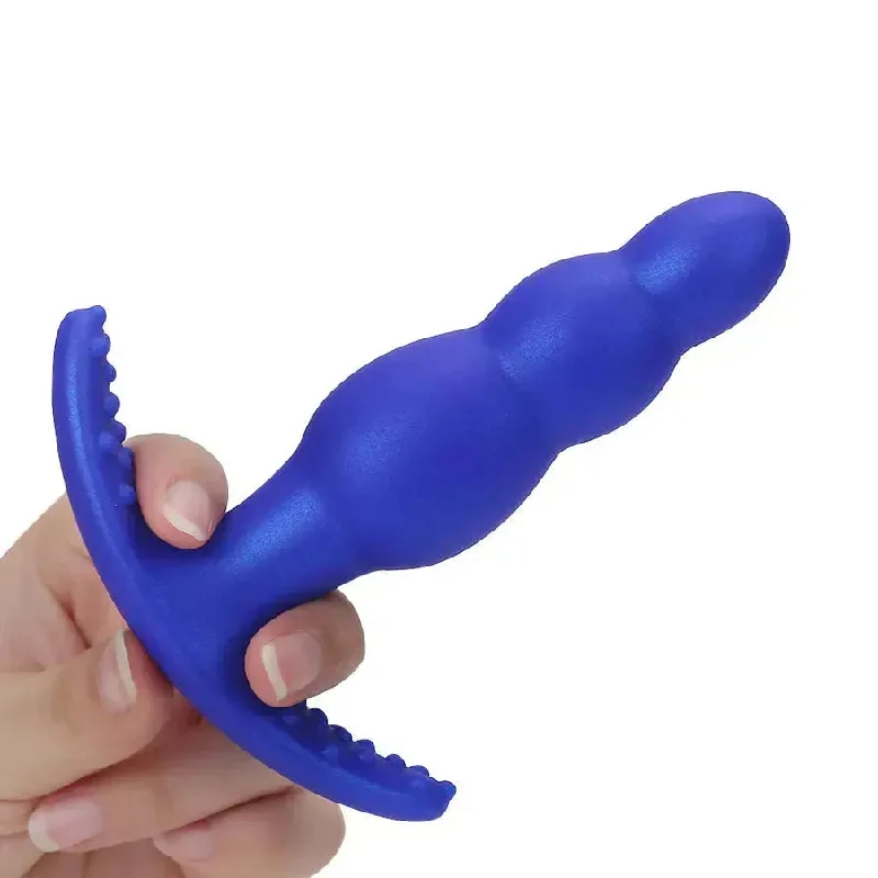 cock ring smooth fit-Wearable Silicone Butt Plug