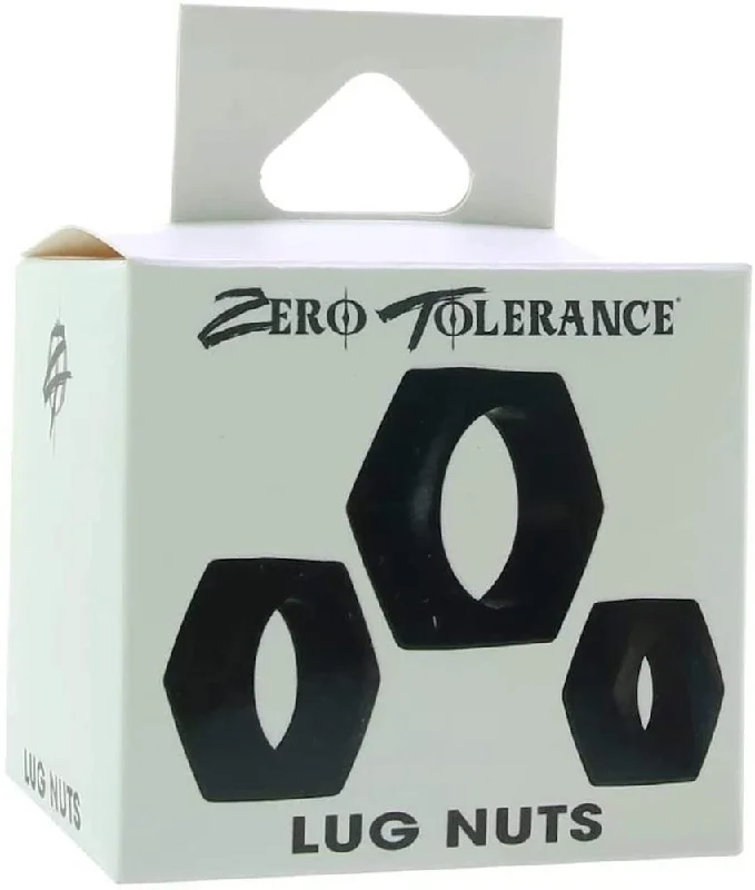 cock ring versatile texture-Zero Tolerance ''Lug Nuts'' C/Rings -3pk