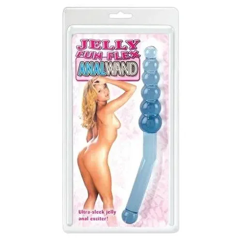 anal toys for low-key pleasure-Jelly Fun Flex Anal Wand