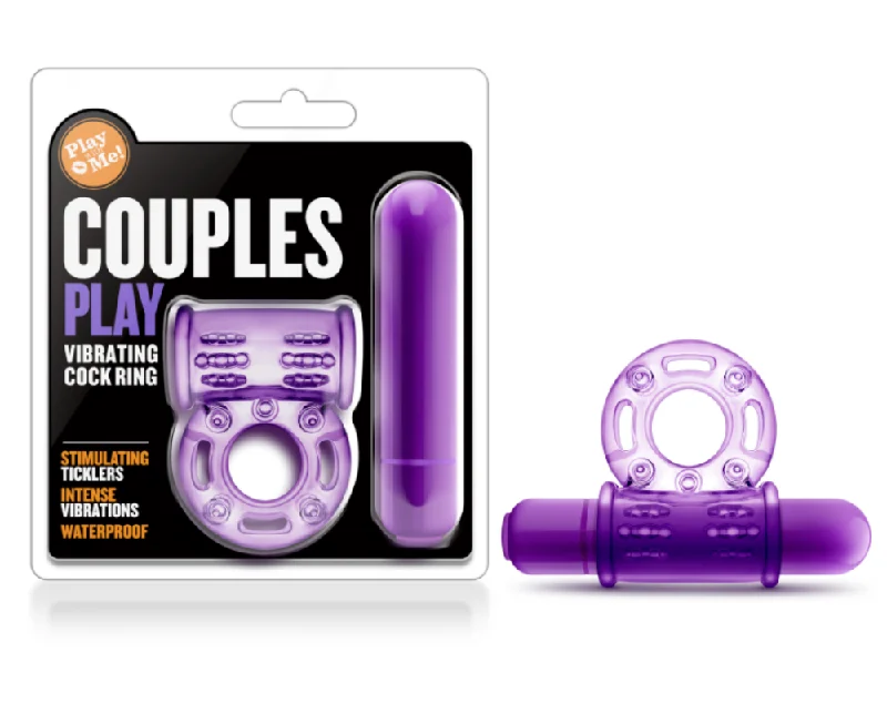 cock ring cozy fit-Couples Play ''Vibrating C/Ring'' -Pur