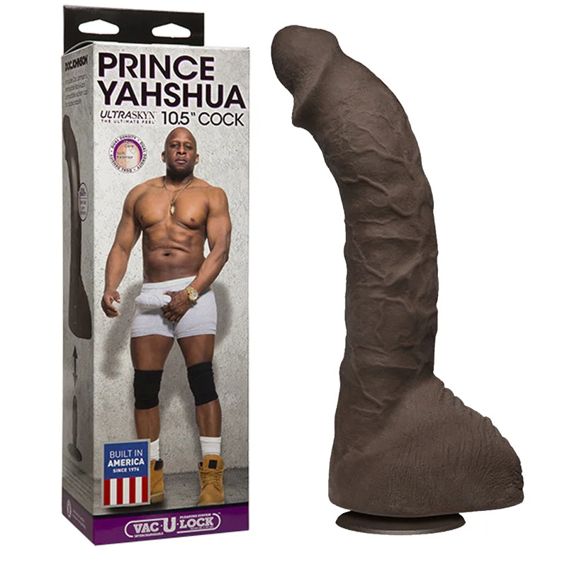 maternity comfort bra-Dildo-booming-Prince Yahshua Ultraskyn 10.5 inches Cock Brown Dildo