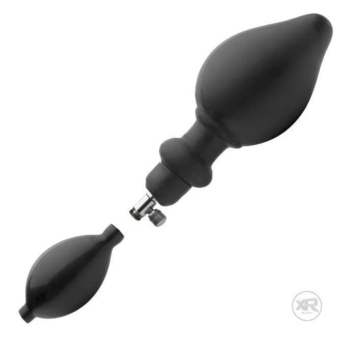 anal toys with sculpted tip-Expander Inflatable Anal Plug with Removable Pump