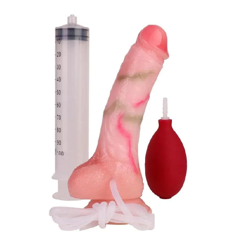 risqué lingerie skirt-Dildo-hollow-Premium Silicone Cumming Dildo