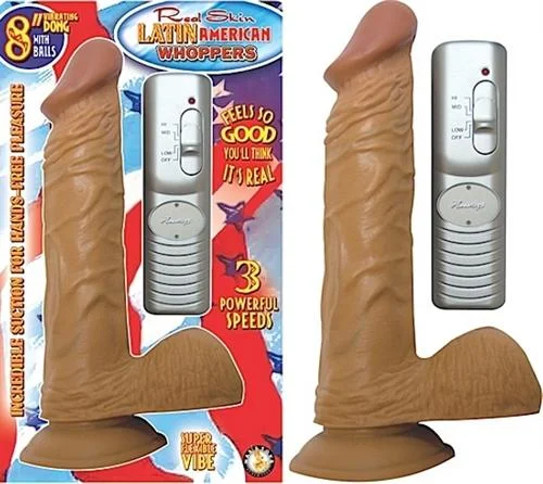 penis-sensitivity-boosting-guide-Latin American Whoppers 8inch Vibrating Dong With Balls-Latin