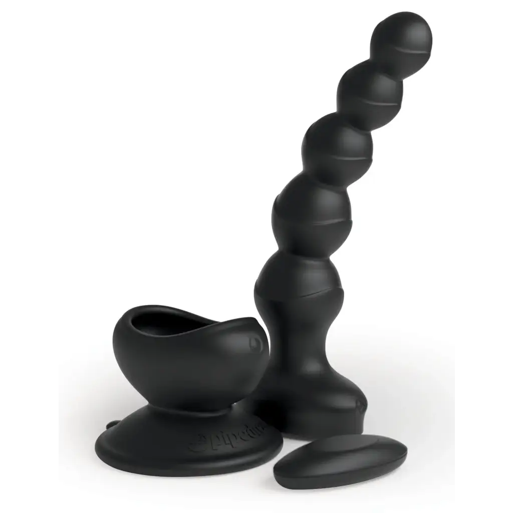 anal toys for cheeky fun-3Some Wall Banger Rechargeable Remote-Controlled Vibrating Anal Beads With Suction Cup