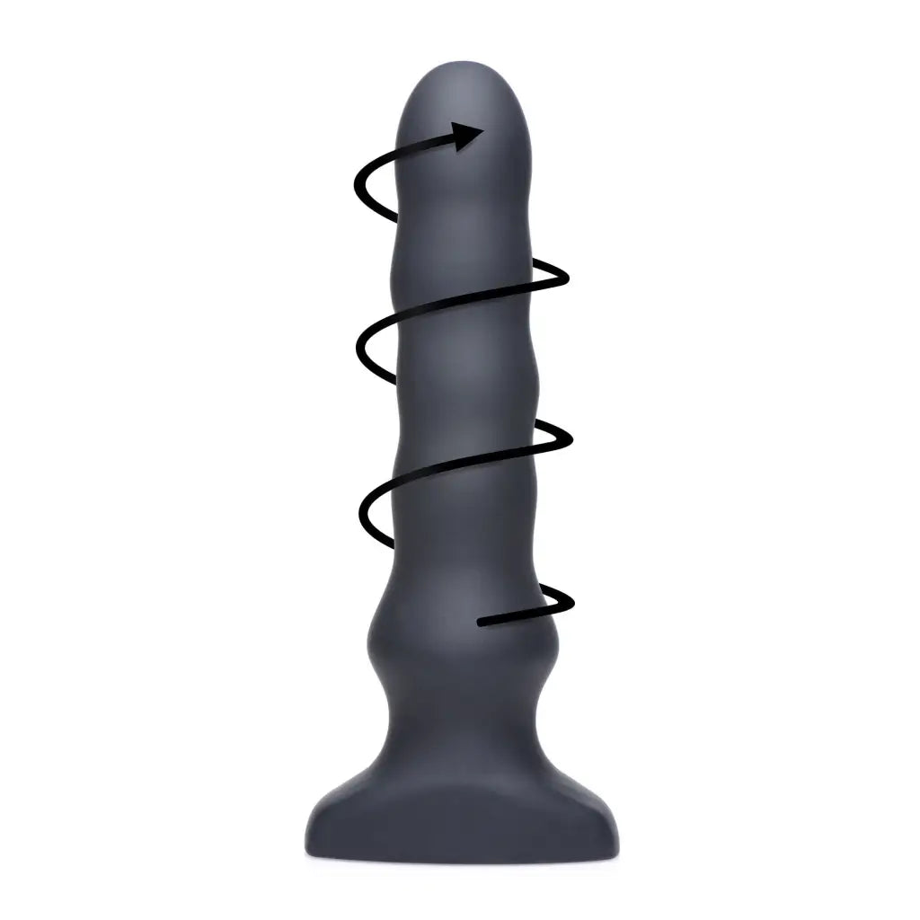 cock ring fine design-Silicone Vibrating And Squirming Plug With Remote Control