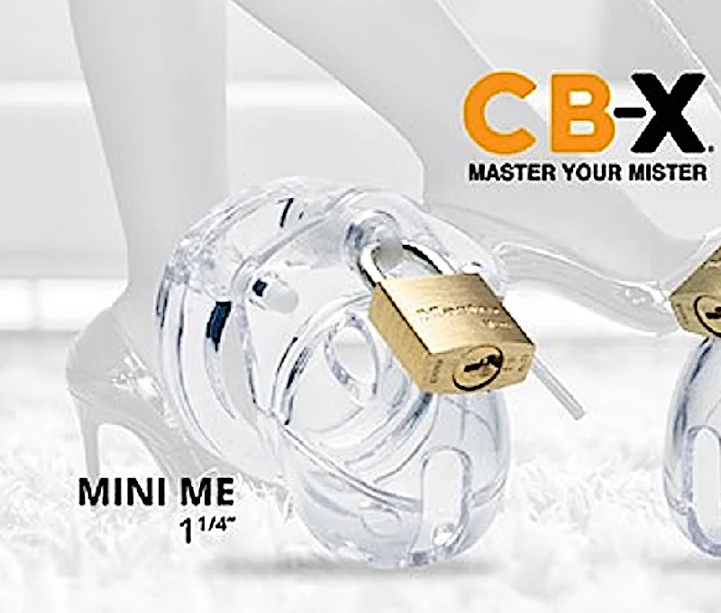 cock ring value finish-CB-X ''Mini Me'' Cock Cage -Clear