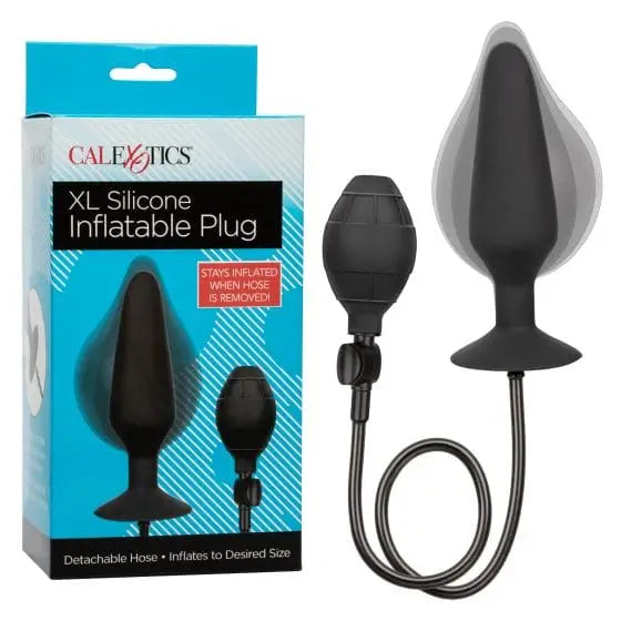 cock ring subtle finish-Xl Silicone Inflatable Plug