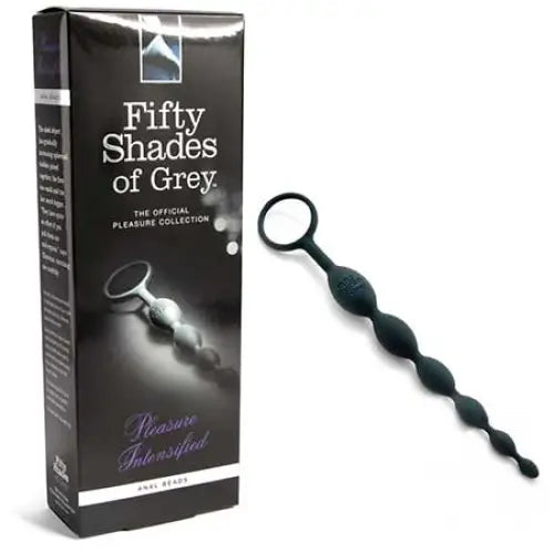 anal toys for lively thrills-Fifty Shades Of Grey Pleasure Intensified Anal Beads