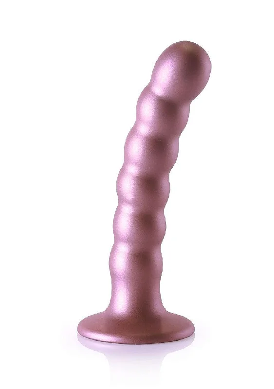 satin racer bra-Dildo-pleasant-Ouch! Beaded G-Spot Silicone Dildo 5in