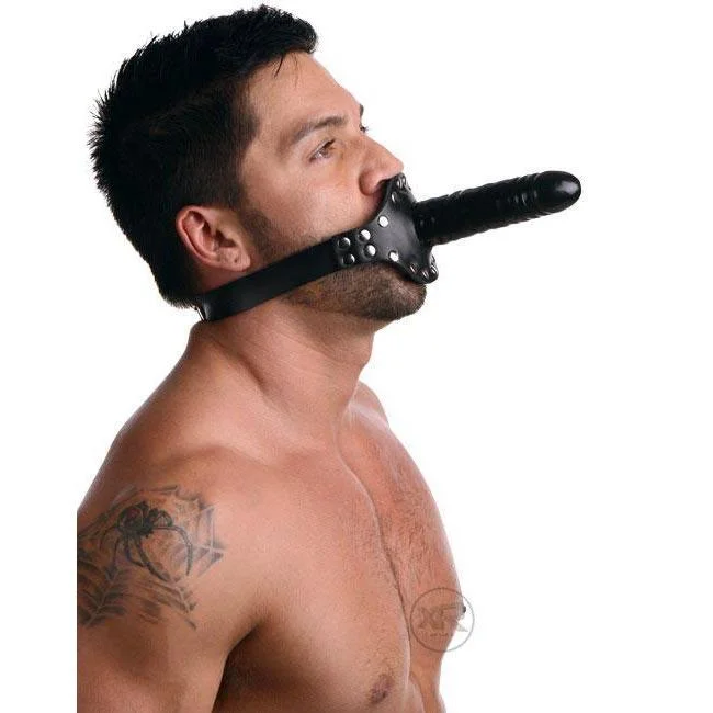 seamless checkered bra-Dildo-humble-The Ride Me Double Dildo Mouth Gag