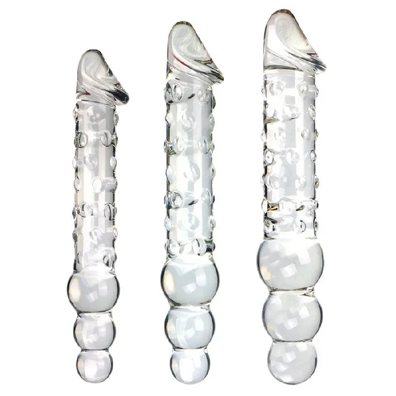 reusable bra inserts-Dildo-rich-Xinghaoya Realistic Convex Glass Dildo