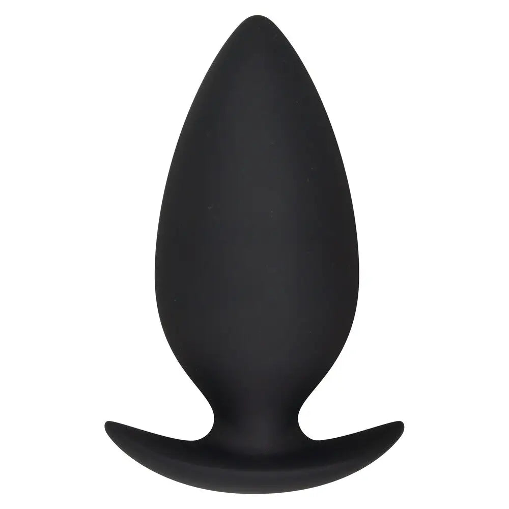 cock ring cozy texture-4.1-inch Toyjoy Silicone Black Medium Butt Plug for Beginner