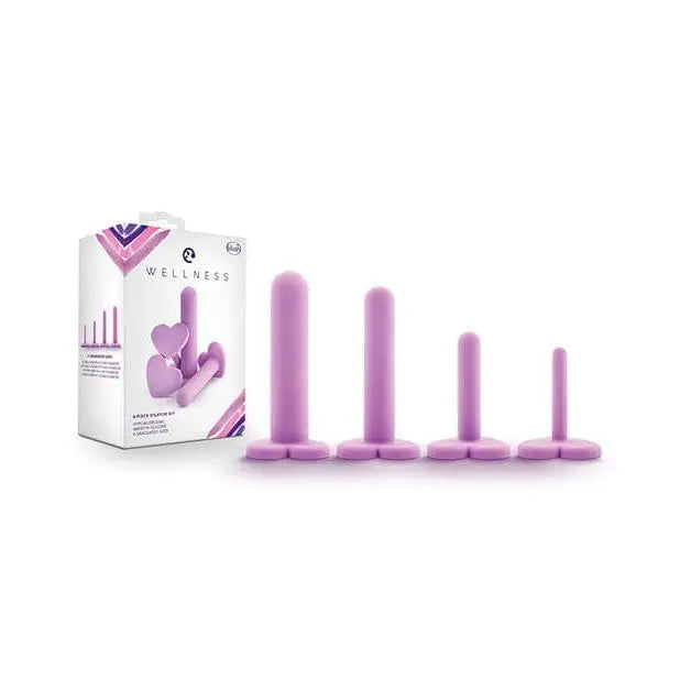 anal toys for zinging thrills-Blush Wellness Dilator Kit - Purple