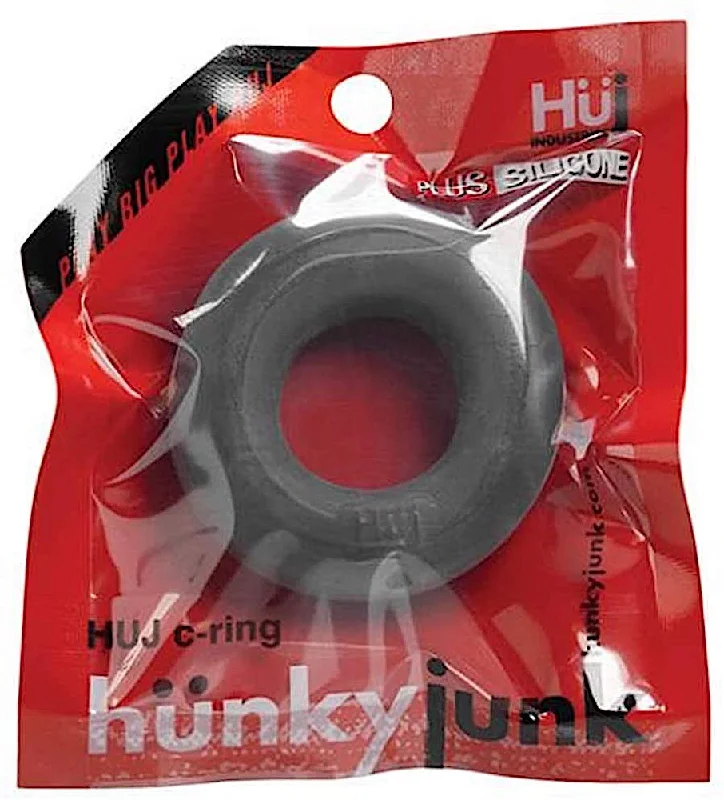 cock ring optimal finish-Hunkyjunk ''Huj'' Cock Ring -Stone