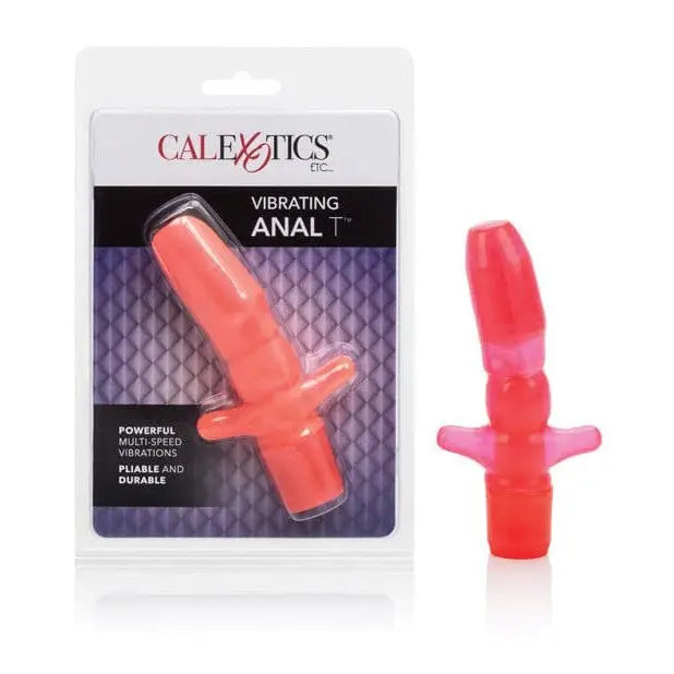 anal toys for soft pleasure-Anal Vibrating T - Pink