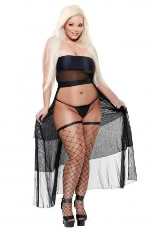 anti-slip boxer shorts-Fetish Fantasy Lingerie The Bella Gown - Diva Size