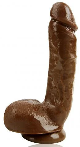 penis-care-for-long-days-X5 Hard On Realistic Dildo with Suction Cup - Brown