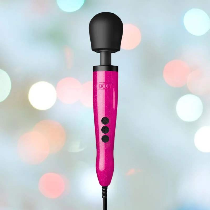 anal toys for hushed bliss-Doxy Die Cast Wand Vibrator Hot Pink