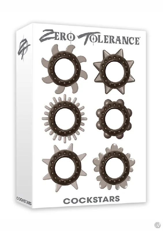 cock ring peak style-Zero Tolerance ''Cockstars'' Rings -6pk